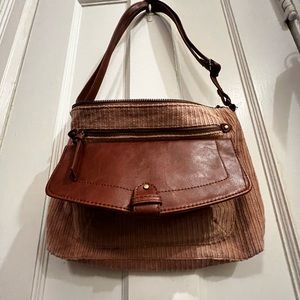 Corduroy purse cute new no tags unknown brand